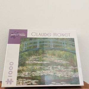NEW Pomegranate Claude Monet Japanese Footbridge Water Lillies Puzzle 1000